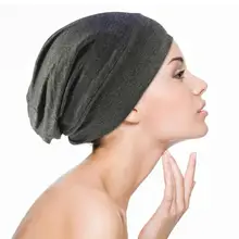 Широкополосная женская шапка для сна с атласной подкладкой, высокая эластичная Ночная шапка, женская шапка для ухода за волосами