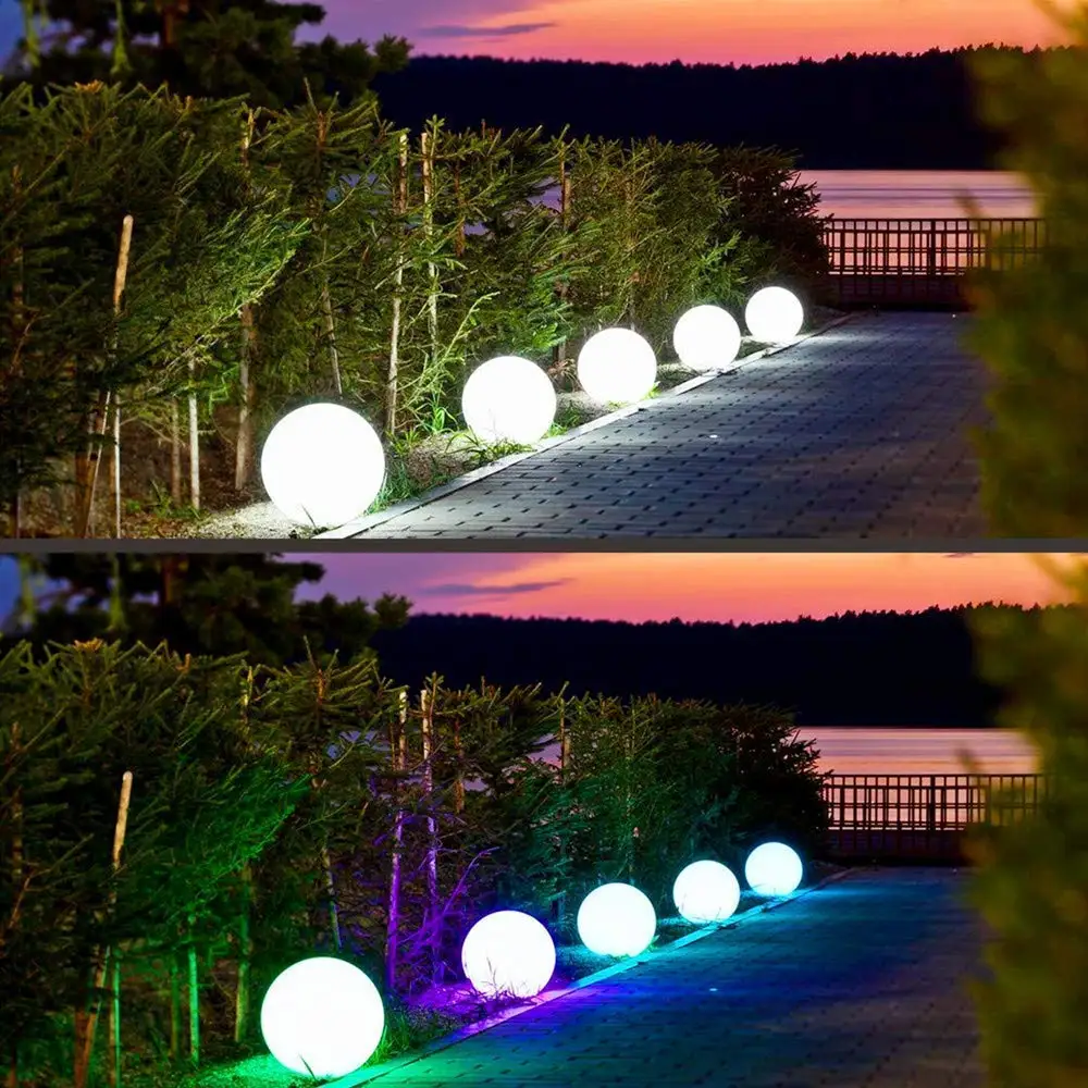10 дюймовый перезаряжаемый и дистанционное управление шар свет s 16 RGB меняющий