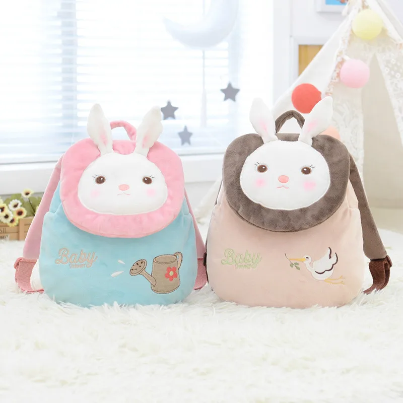 Backpack Doll Kids Toys Plush Bags Rabbit Kawaii Backpack Toy for Children Shoulder Bag for Kindergarten Girl