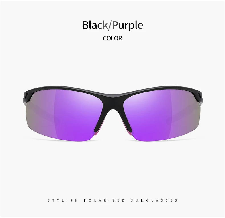 Ultraleichte TR90-Rahmen Outdoor-Sport-Polarisations-Sonnenbrille für Herren, UV400 Blendschutzbrille für Damen, Sicherheits-Fahrbrille, Gafas De Sol – Detail 22