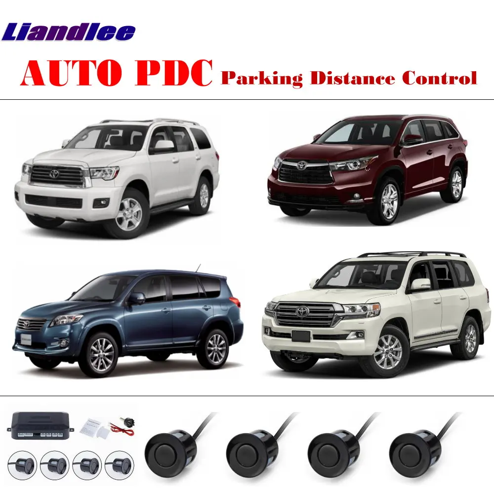 

For Toyota Sequoia/Highlander/Vanguard/Land Cruiser PDC AUTO Parking Radars Sensors System Car Reversing Radar Aid Reverse Camer