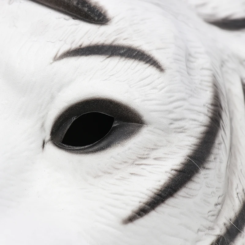 EVA сырой животных маска тигр/лев/обезьяна/Волк партер полный уход за кожей лица косплей костюм на Хэллоуин Реалистичная меховая грива латекс жуткий