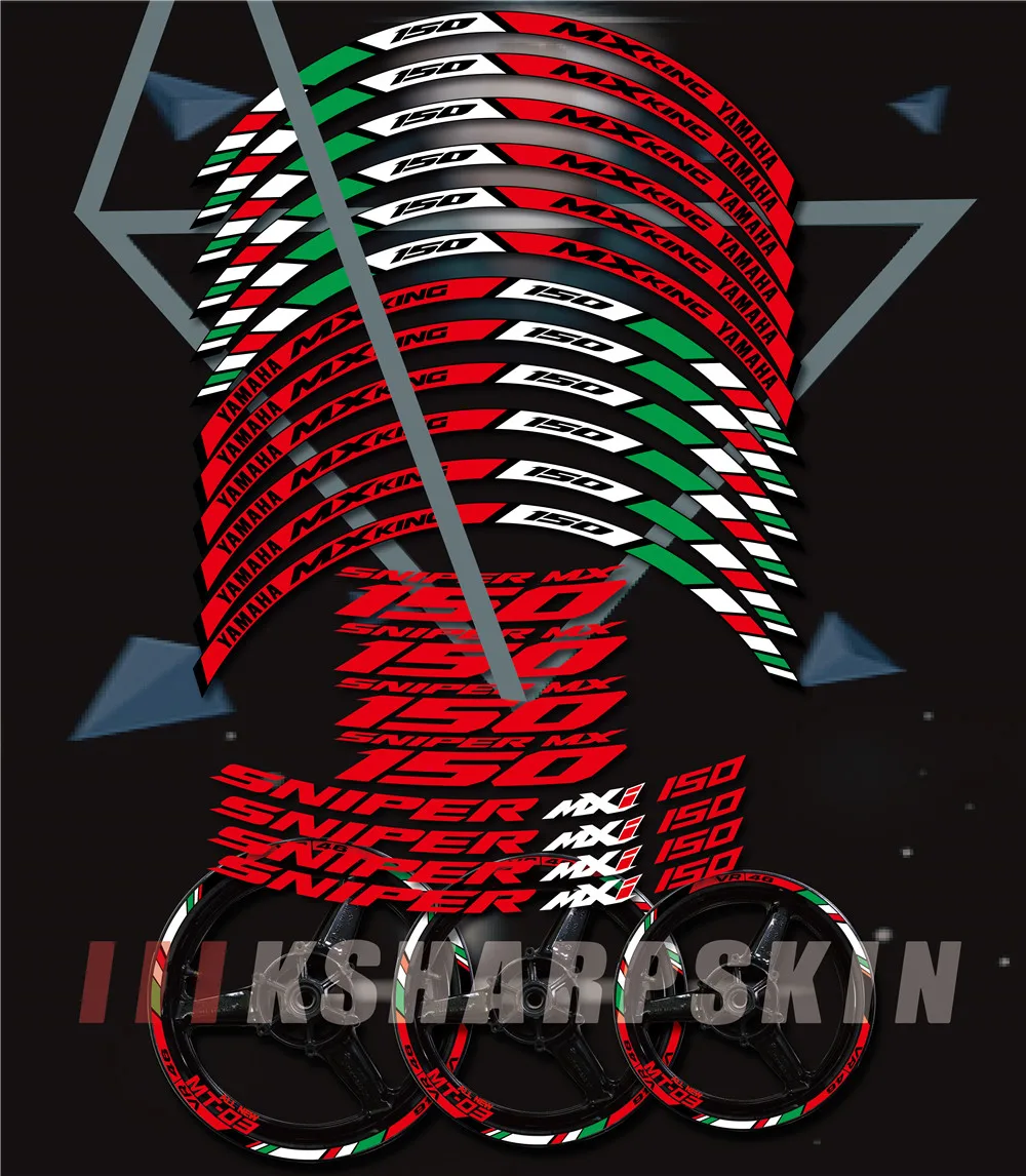 Светоотражающие аксессуары для мотоциклов и колес декоративные наклейки на обод