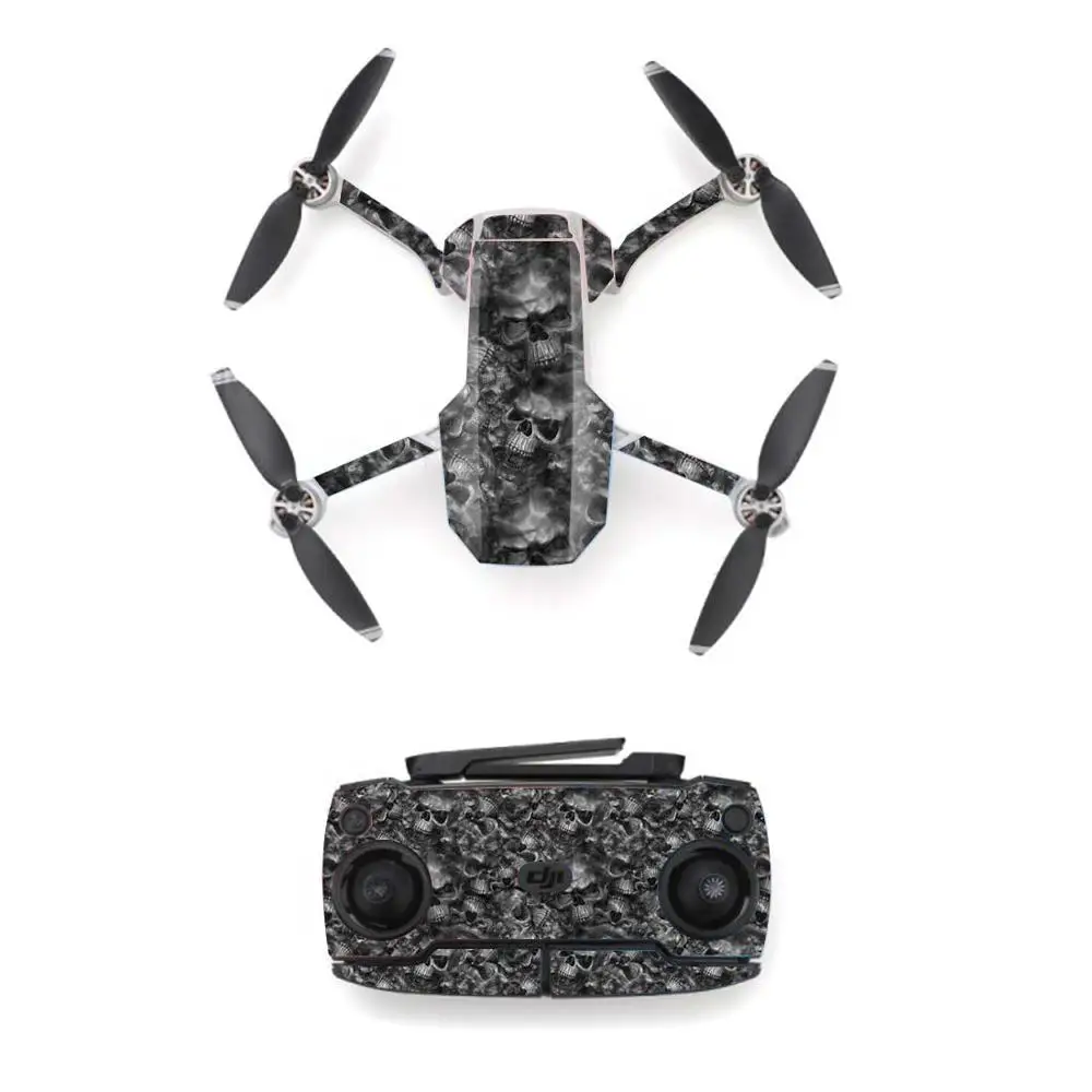Cool Camouflage Style Waterproof skin Sticker for DJI Mavic Mini Drone And Remote Controller Decal Vinyl Skins Cover 6 Styles