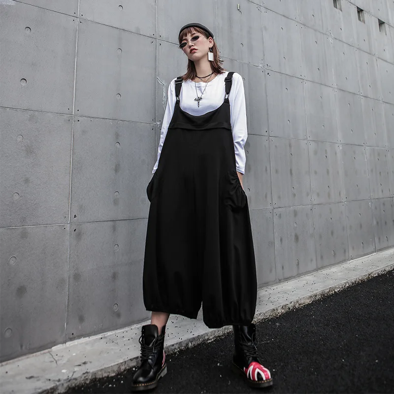 2019 Новые Комбинезоны женские модные трендовые Свободные повседневные штаны