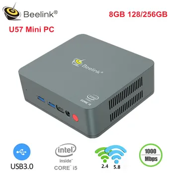 

Beelink U57 Dual HDMI Mini PC With Intel Core i5-5257U Intel HD Graphics 6100 Windows 10 8GB RAM 128GB/256GB SSD USB3.0 BT4.0
