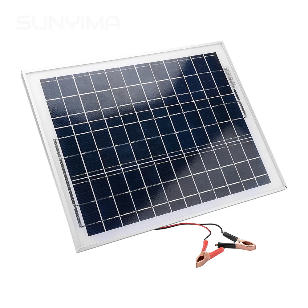

SUNYIMA 5V 20W Solar Panel China Painel Charge Polycrystalline Solar Cell Sun Power Battery Charger DIY Solars System