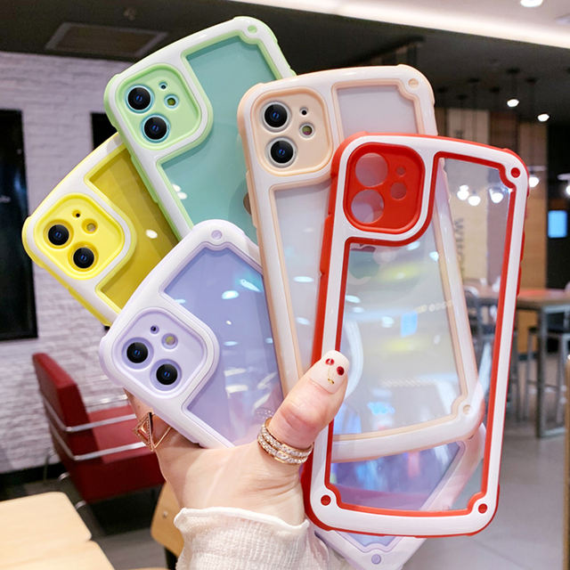 Shockproof Transparent Silicone Case for iPhone 11 Pro Phone