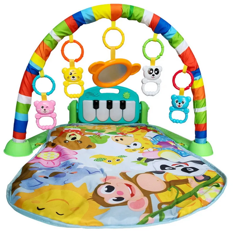 LOOZYKIT, детская стойка для нот, игровой коврик, детская головоломка, ковер, пианино, клавиатура, для детей, развивает раннее образование, тренажерный зал, ползает, игровой коврик, одеяло
