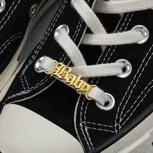 Baby Girl Shoe-buckle Custom Name Shoe-buckle Personalized Jewelry Stainless Steel Nameplate Buckie Gold Charm Fashion Bijoux