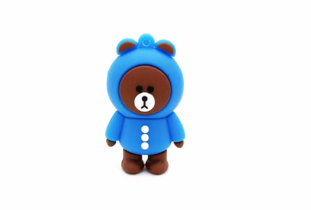 JASTER Bear usb флеш-накопитель 4 ГБ 8 ГБ 16 ГБ 32 ГБ милый Фартук Медведь Модель u Диск флеш-накопитель USB 2,0 флеш-накопитель