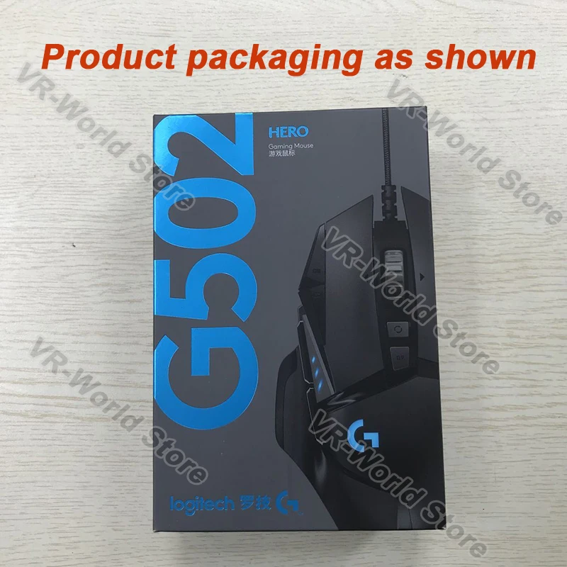 Logitech G502 HERO Engine с 16000 dpi высокопроизводительная программируемая настраиваемая RGB игровая мышь LIGHTSYNC HERO для геймеров
