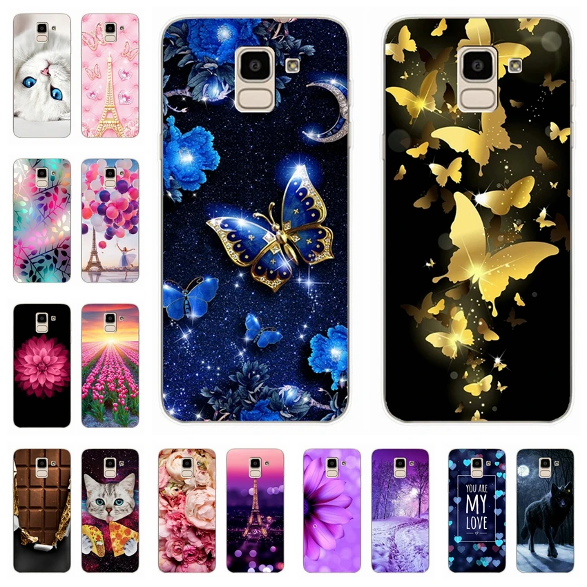 Case For Samsung Galaxy J6 Plus 2018 Cover Soft Silicone Phone Cases for J 6 j 600 610 J610 F Fundas Coque |
