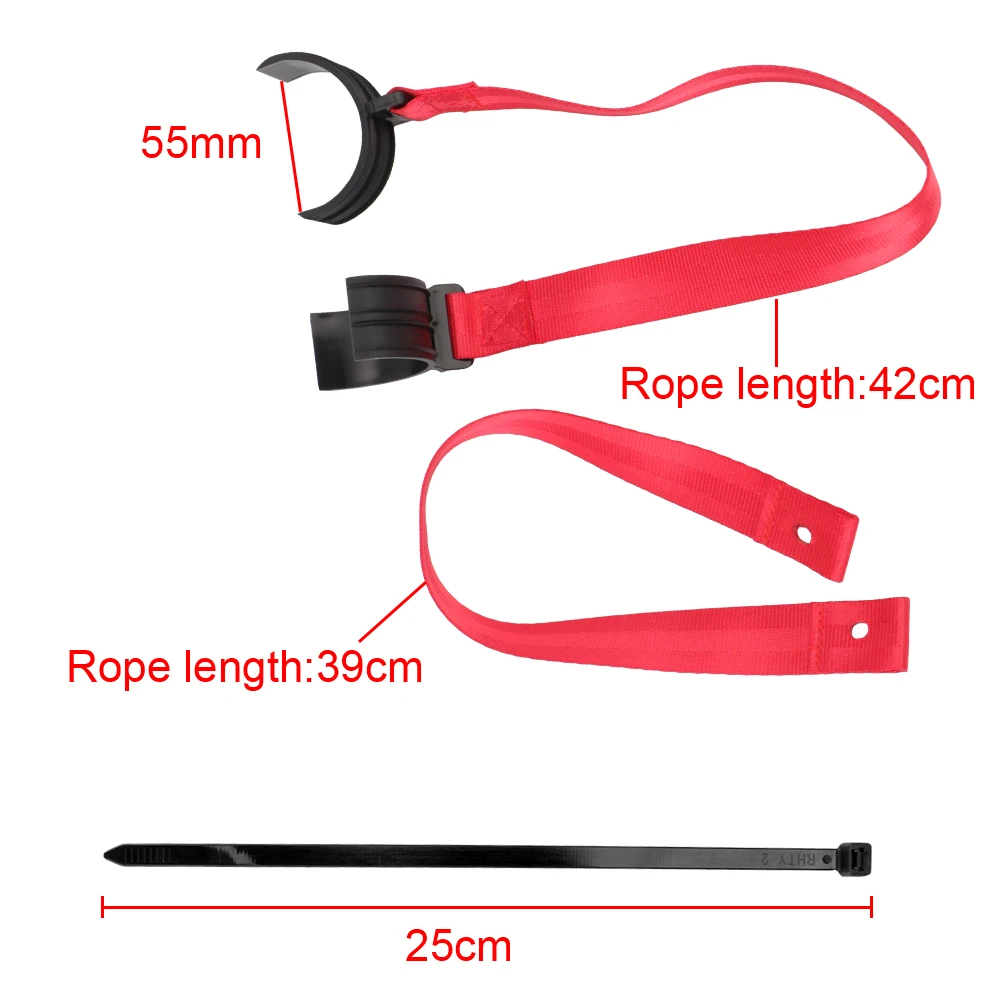 Motorcycle Wheel Strap For 50-70mm Fork Pipe Seat Motorcycle Towing Straps Pull Sling Belt Holder Hooks Rescue Enduro Racing Pit Dirt Bike Accessories