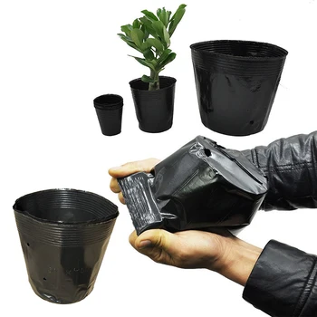 

100pcs gardening Seeds plastic Nursery pots planter Cups Starters garden Seedling pots Herb vegs Home tools for succulent flower