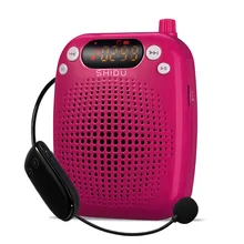 80 м UHF беспроводной микрофон голосовой усилитель портативный 10 Вт Мощность звуковой плеер учитель Тур гид продвижение Amp