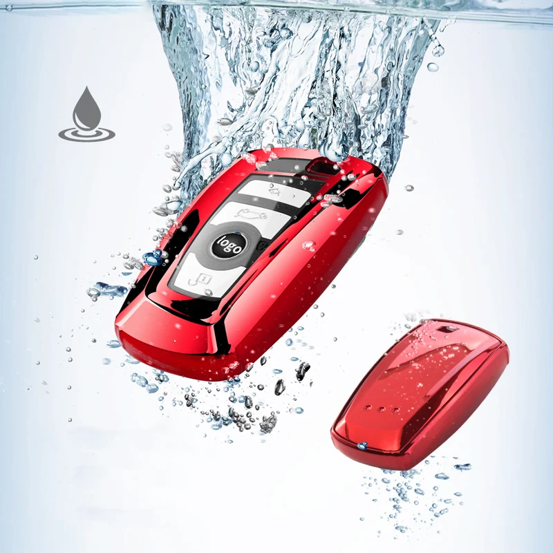 

New Soft TPU Car Key Case Cover Shell for BMW 1/3/5/7 Series 520/525/f30 X3 X4 M3 M4 M5 Car Decorative Styling