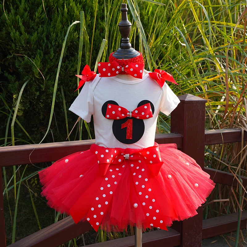 Ensemble De Jupes Tutu Mickey Minnie Mouse Pour Enfants 3 Pieces Tenues De Fete D Anniversaire Pour Bebes Jolis Accessoires Photo Jupe De Fete Pour Enfants Aliexpress