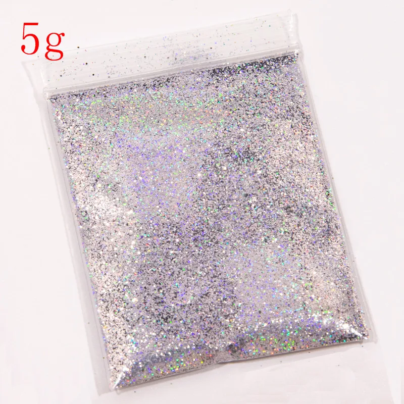 FD1-5g 1/128. 008) в пакете 5 г/10 г голографический блестящий порошок-Ослепительный Блеск для ногтей Радужный пигменты для крафт гель-пудра для ногтей 29 цветов - Цвет: FD1-5g
