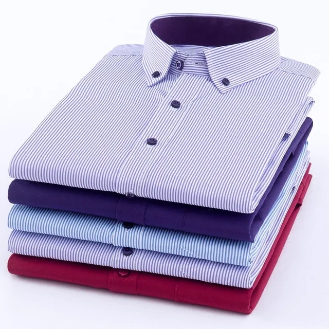 Najtaniej Plus rozmiar 8XL koszula męska z długim rękawem stałe koszule w paski mężczyźni sukienka duża 7XL 6XL białe koszule na przyjęcia towarzyskie mężczyźni odzież Streetwear