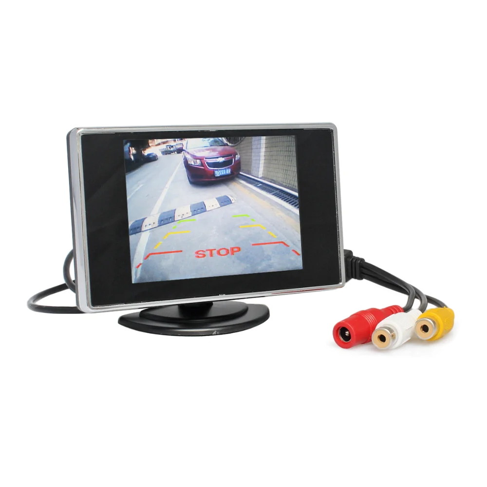 Камера заднего вида DIYSECUR проводная камера с ЖК дисплеем 3 5 дюйма TFT Система помощи