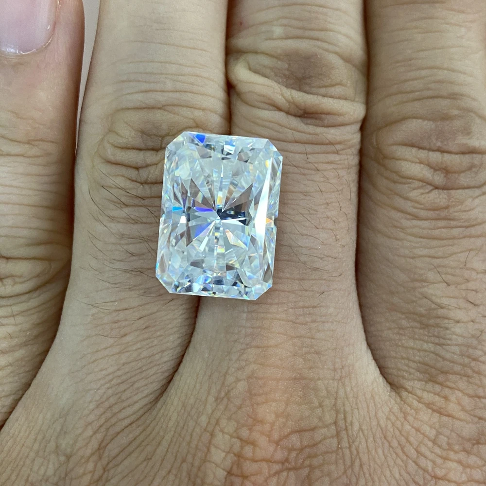 Mesidian GRA 7x9mm 3 Carats Colorless VVS Color D White Moissanite Radiant Cut Per Piece Price Gemstone