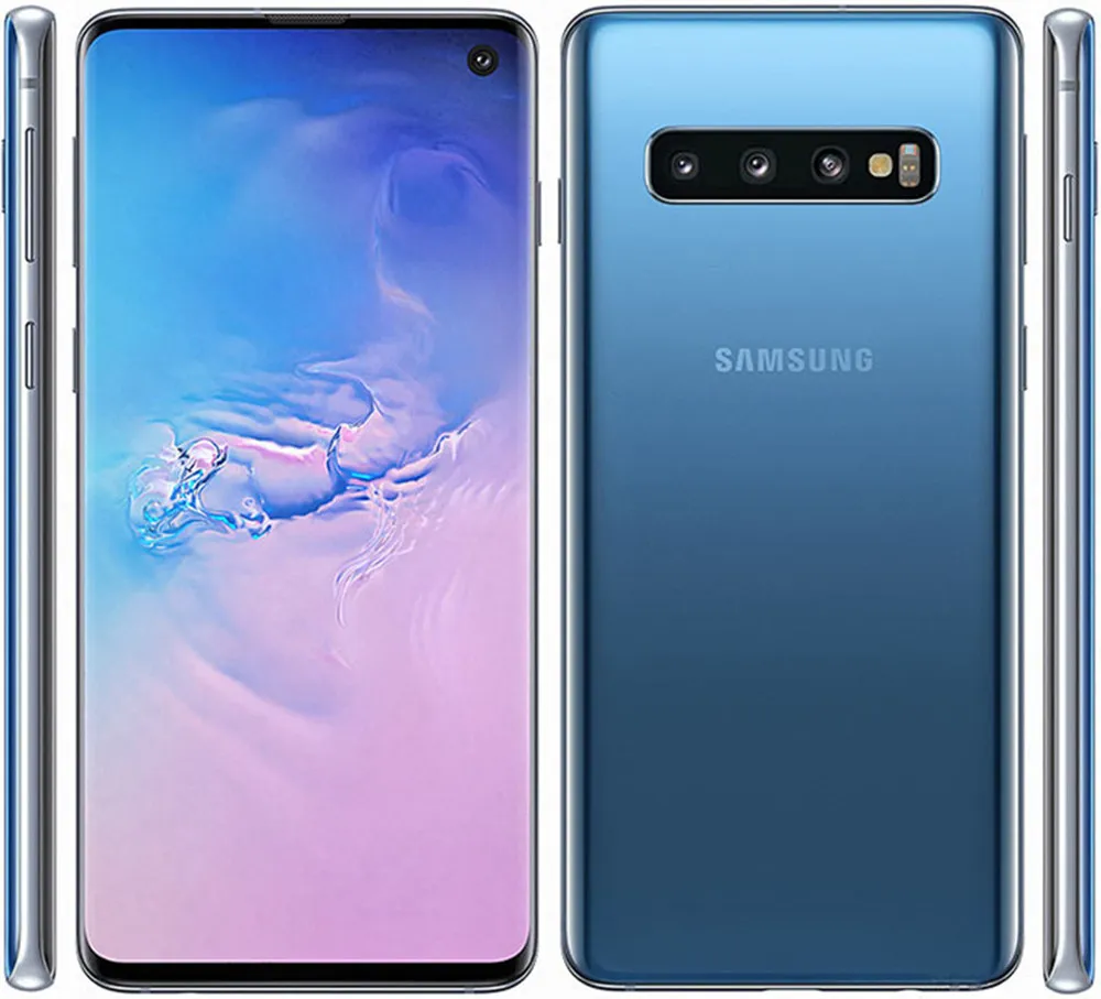 Samsung Galaxy S10 - 4G smartphone - double SIM - RAM 8 Go / Mémoire interne  128 Go - microSD slot 