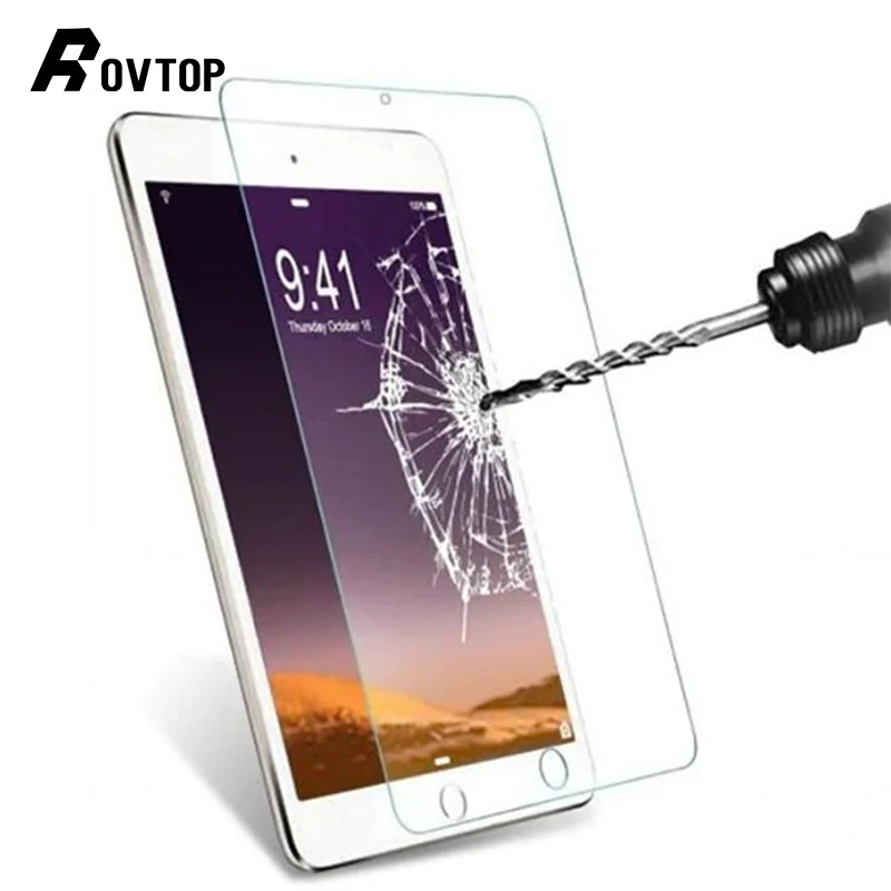 Закаленное стекло Rovtop 9H для Apple IPad Pro 9 7 10 5 4 3 2 Air 1 Mini Защитная пленка экрана |