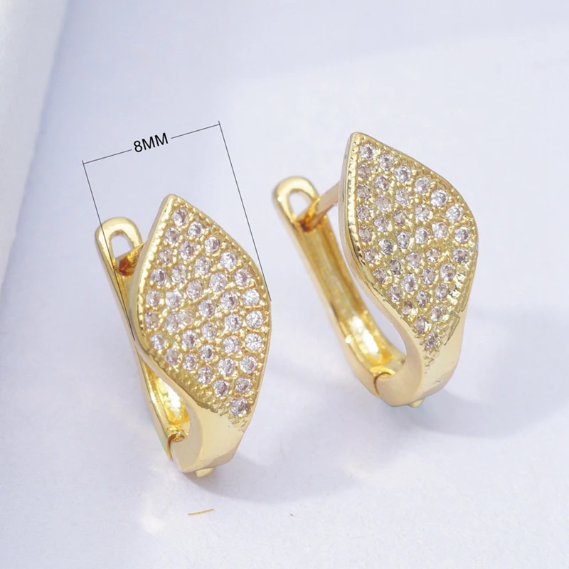 Micro Pave AAA циркониевые Стразы, круглые серьги-кольца для женщин и девушек, подарок, позолоченные серьги, модные ювелирные изделия, сережки - Окраска металла: 0170