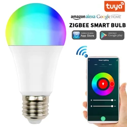 ZigBee 3.0 Tuya 5W 10W Smart Led Lampe E27 GU10 E14 RGBCW Dimmer Birne Licht