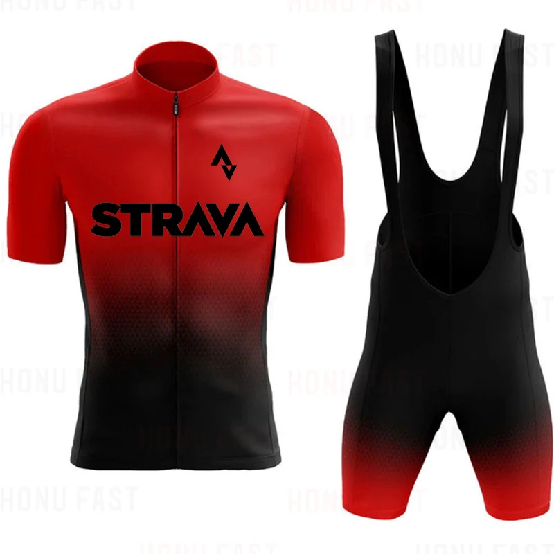 Новинка 2022 мужской комплект спортивной одежды Strava для велоспорта трикотажная