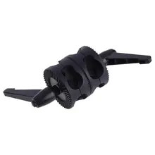 1Pcs Swivel Dual Head Grip Holder Bracket for Photo Studio Boom Reflector Arm Support Light Rail Cross Clamp 1Pcs Swivel Dual Head Grip Holder Bracket for Photo Studio Boom Reflector Arm Support Light Rail Cross Clamp