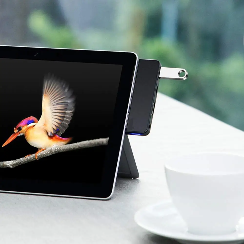 Surface go Docking Station Usb c para Hdmi Usb 3.0 Aux Adaptador tipo c 4k - Image 5