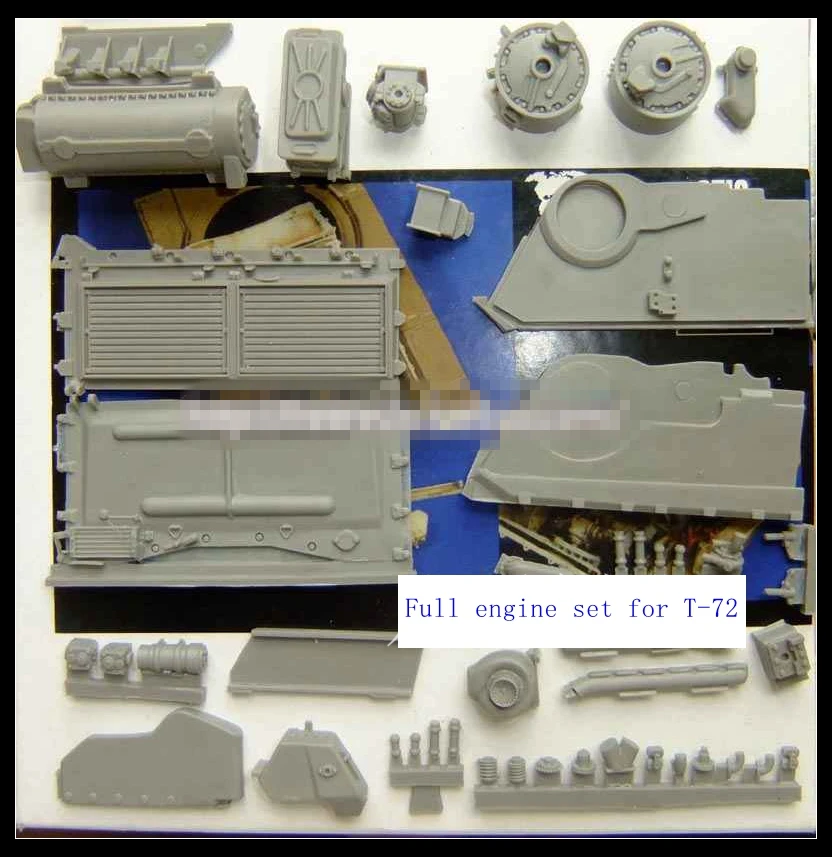 

Engine set for T-72(full structure) 1/35 Assembly model Resin parts Toys albuginea