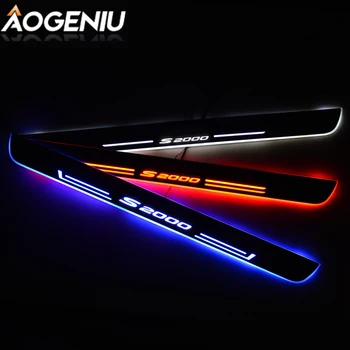 

Led Door Sill Acrylic Customize Compatible For Honda S2000 2000-2009 Scuff Plate Dynamic Moving Lights Car Interior Accessories