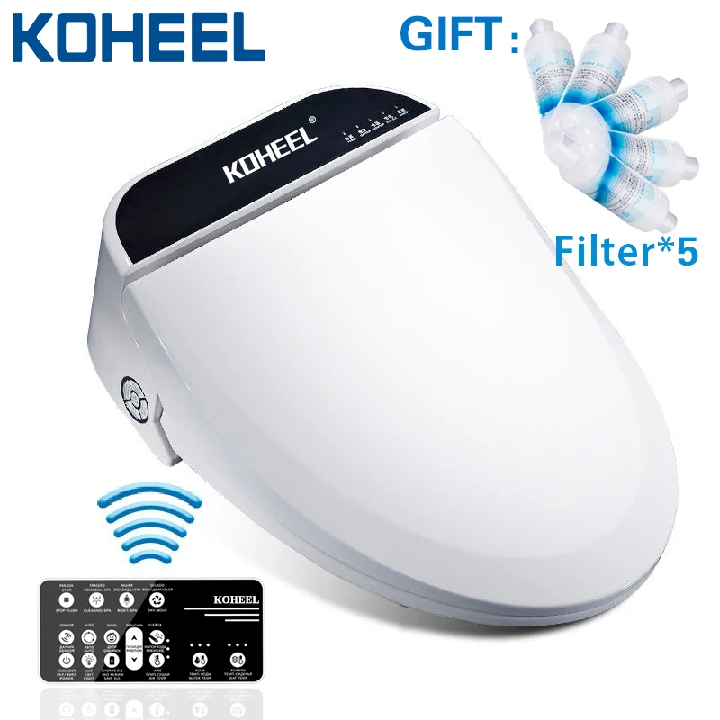 KOHEEL smart toilet seat cover electronic bidet cover clean dry seat heating wc intelligent toilet