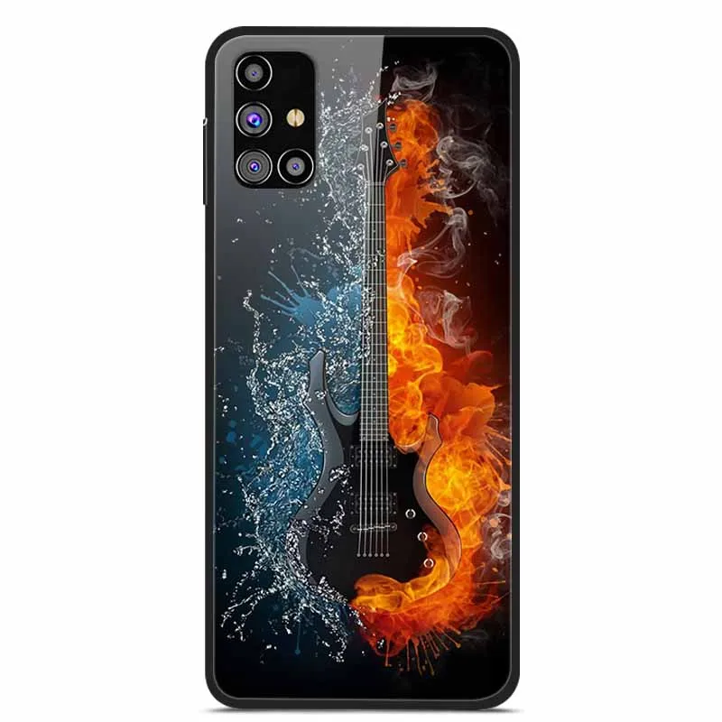 Luxury Tempered Glass Hard Back Cover for Samsung Galaxy - Premium Phone Case Shell