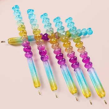 

Embroidery Tools Cross Stitch Durable DIY Crafts Portable Multicoloured Professional 5D Diamond Painting Apparel Point Drill Pen