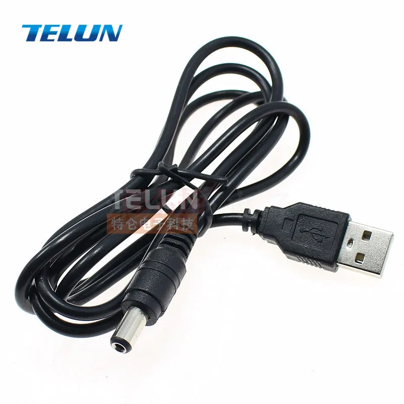 2 шт. USB к DC 5 5*2 1 мм DC5.5 шнур питания кабель для передачи данных медный сердечник 0 8