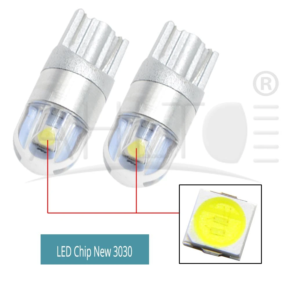 2 шт. T10 W5w автомобиля Bulb3030 2SMD указатель поворота номерного знака светильник лампа