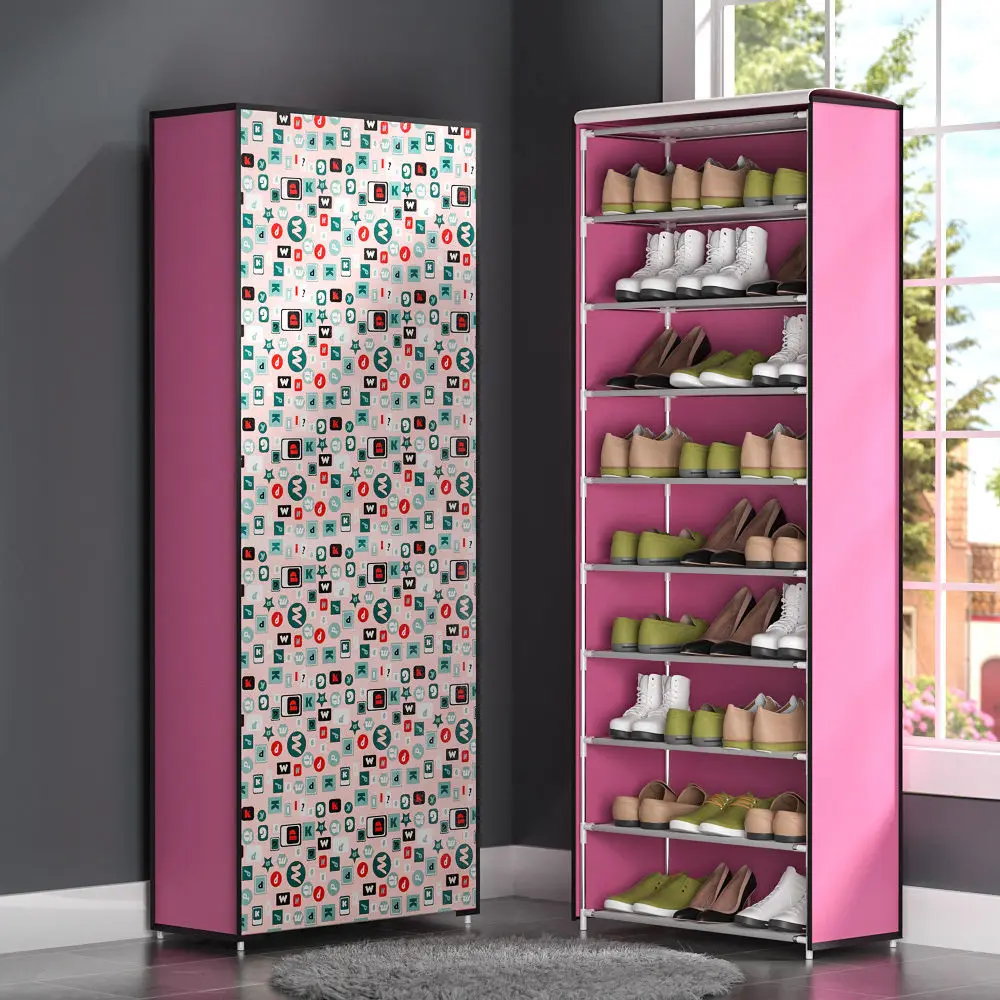 10 layer 9 grid shoe rack sale