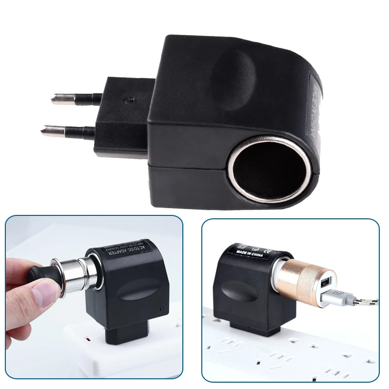 Enchufe de 220V CA CC, de mechero de coche, adaptador de enchufe de vehículo, enchufe de encendedor de cigarrillos, accesorios coche|Inversores de coche| - AliExpress