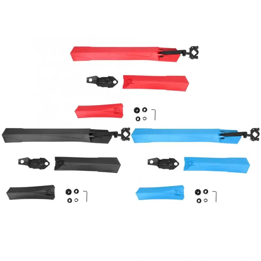 

Bike Front Rear Mudguard Set Quick Release Mountain Bike Fenders Front Rear Waterproof Cycling Bike Mudguard