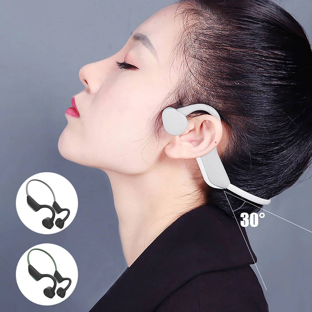 Bluetooth 5,0 S. Носить беспроводные наушники громкой связи вызова костной проводимости стерео звук музыка наушники Спорт гарнитура с микрофоном