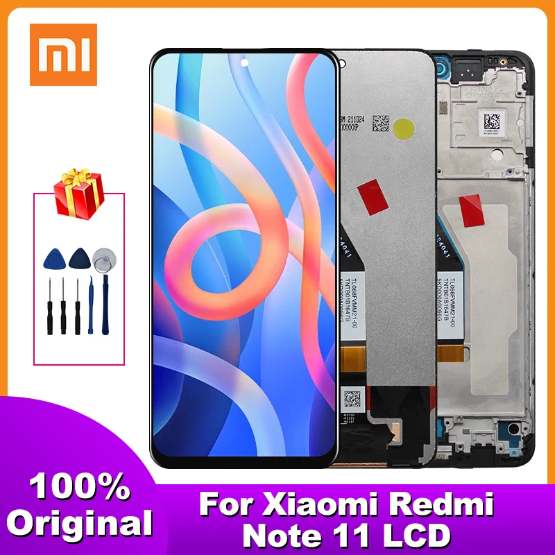6 &quotоригинал для Xiaomi Redmi Note 11 5G ЖК-сенсорная панель экран сборка замена дигитайзер