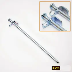 Camping Canopy Tent Nail Climbing Camping Bold Steel Nails Canopy Beach Snow Camp Nails 30Cm Camping Tent Fixed Tool Accessories