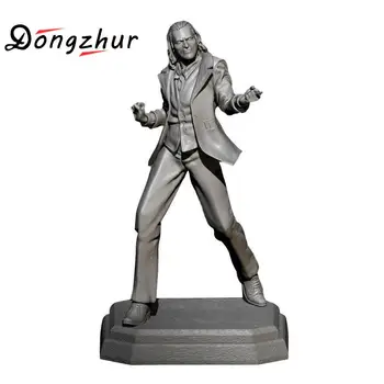 

1/24 Resin Figure Kits Self-assembled Crazy Man Resin Soldier White Model Toy Unassembled Crazy Man Resin Model Ornament TD-2278