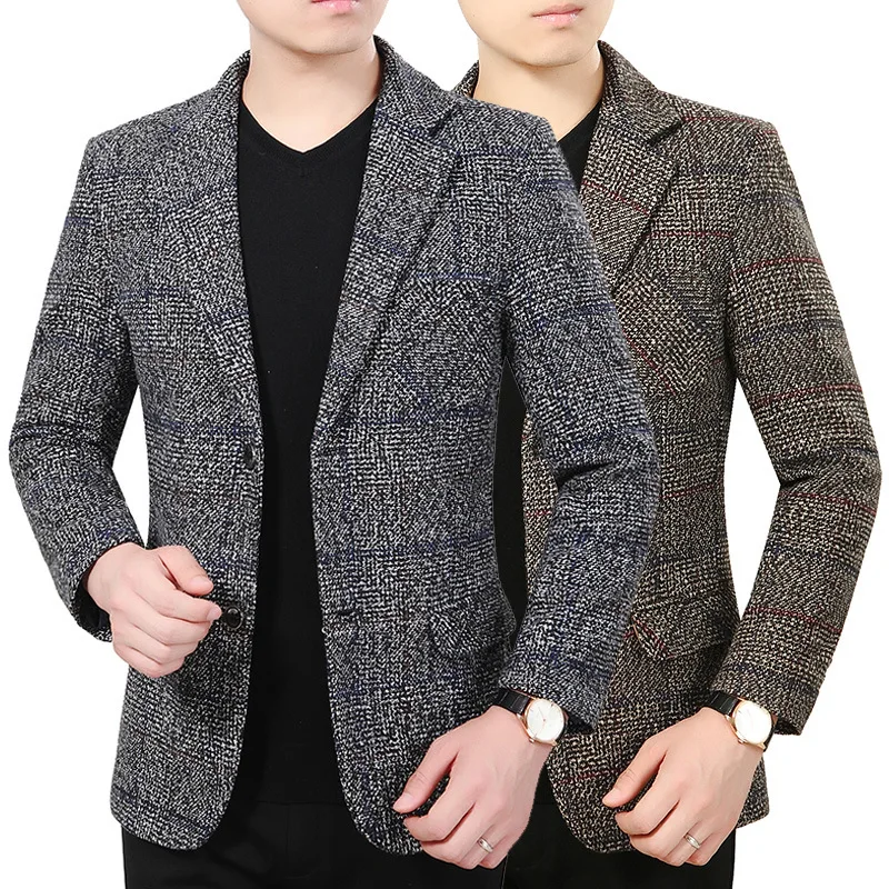 

Shanghai New Europe Sang 2020 Autumn And Winter Men's Suit Coat Woolen Single West