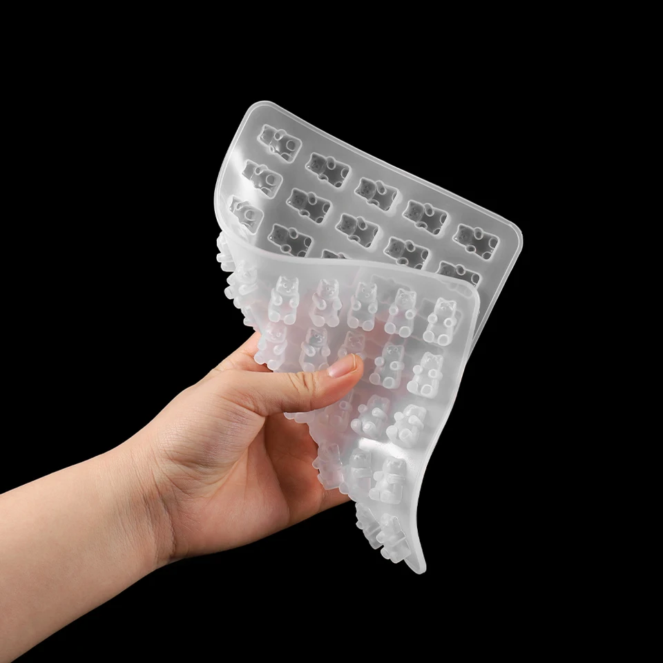 Stampi In Silicone Animali Addormentati Per Resina E Argilla - 6 Pezzi (Orso, Pinguino, Ippopotamo, Lama)