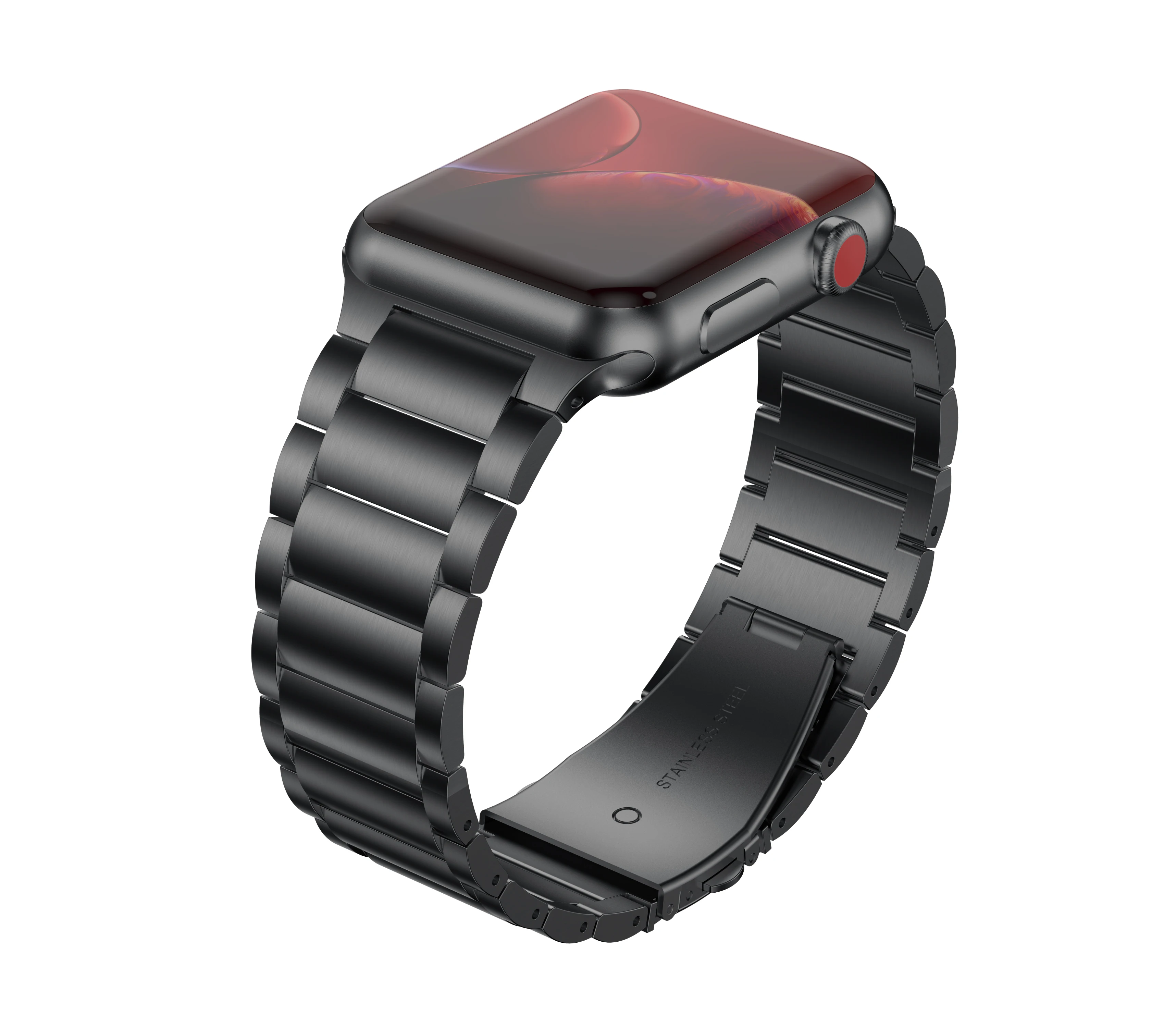 Ремешок из нержавеющей стали для Apple Watch 38 мм 42 мм улучшенная версия металлический сменный Браслет для iWatch 5 4 3 2 1